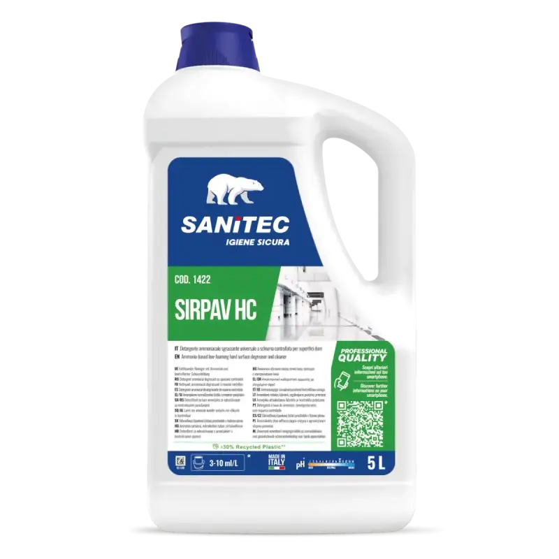 SIRPAV HC — SIRPAV HC, universāls attaukojošs tīrīšanas līdzeklis grīdai, 5L